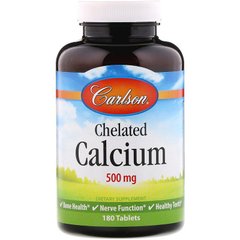 Carlson Labs, Хелатный кальций, 250 мг, 180 таблеток (CAR-05462), фото