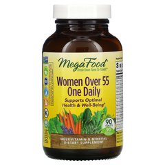 MegaFood, Women Over 55, мультивітаміни для жінок старше 55 років, для прийому один раз на день, 60 таблеток (MGF-10352), фото