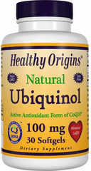Healthy Origins, Ubiquinol, Убіхінол натуральний, 100 мг, 30 капсул (HOG-36465), фото
