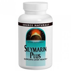 Силімарин плюс (Розторопша), Source Naturals, 30 таблеток (SNS-00035), фото