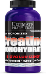Ultimate Nutrition, Biovolumizing, Креатин моногідрат, 900 мг, 200 капсул (ULN-00053), фото
