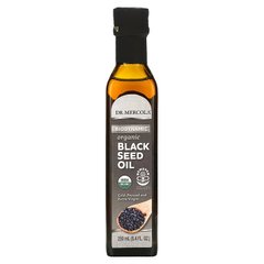 Dr. Mercola, Biodynamic, Органическое масло черного тмина, 250 мл (MCL-03143), фото