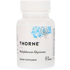 Thorne Research, Глицинат молибдена, 1 мг, 60 капсул (THR-00342), фото