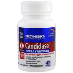 Enzymedica, Candidase, Extra Strength, 42 капсулы (ENZ-13010), фото