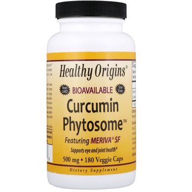 Куркумін, Curcumin Phytosome, Healthy Origins, 180 капсул (HOG-52445), фото
