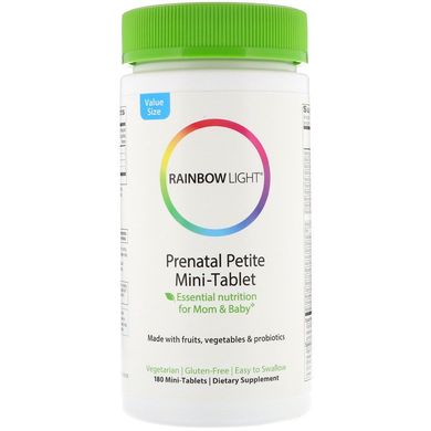 Rainbow Light, Пренатальные витамины, 180 мини-таблеток (RLT-20183), фото