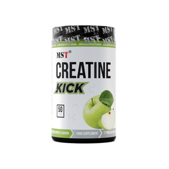 🍏MST Nutrition, Креатин, Creatine Kick 7 in 1, (7 креатинов в 1), зеленое яблоко, 500 г (MST-16129), фото