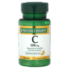 Nature's Bounty, вітамін C, 500 мг, 100 таблеток (NRT-01510), фото
