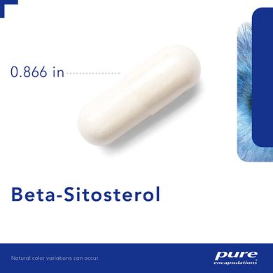 Бета-Ситостерол, Beta-Sitosterol, Pure Encapsulations, 90 капсул (PE-00548), фото