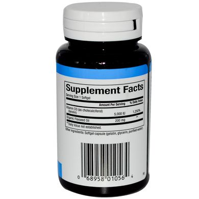 Витамин Д3, Natural Factors, 500 МЕ, 120 капсул (NFS-01056), фото