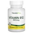 Nature's Plus, Витамин B-12, 500 мкг, 90 таблеток (NAP-01710)