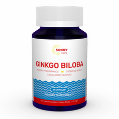 Sunny Caps, Гінкго Білоба, 20 мг, 30 капсул (SUN-530739), фото