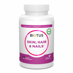 Biotus, Волосся, шкіра та нігті, Hair, Skin & Nails, 120 таблеток (BIO-531217), фото