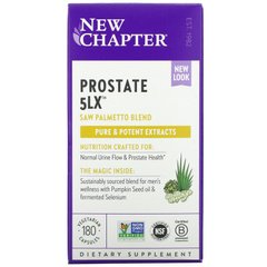 New Chapter, Prostate 5LX, 180 вегетаріанських капсул (NCR-90069), фото