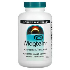 Source Naturals, Magtein, магній L-треонат, 667 мг, 180 капсул (SNS-02486), фото