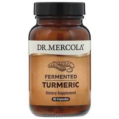 Dr. Mercola, Ферментированная куркума, 60 капсул (MCL-03236), фото