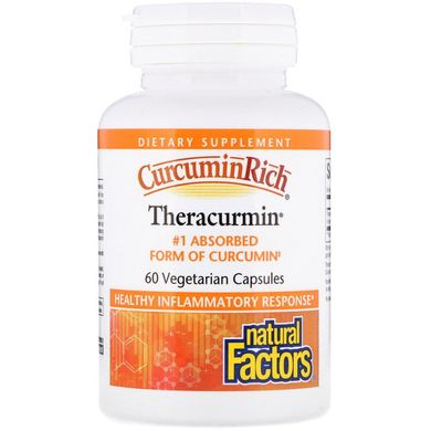 Куркумин, Natural Factors, 30 мг, 60 капсул (NFS-04538), фото