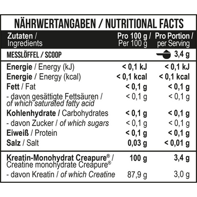 MST Nutrition, Creatine PRO with Creapure®, без смаку, 500 г (MST-16240), фото
