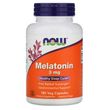 Now Foods, мелатонин, 3 мг, 180 растительных капсул (NOW-03257)