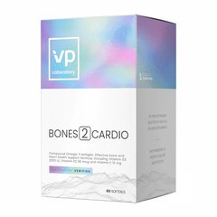 VPLab, Bones2Cardio, 60 м'яких таблеток (VPL-36219), фото