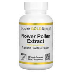 California Gold Nutrition, экстракт цветочной пыльцы, 90 растительных капсул (CGN-02072), фото