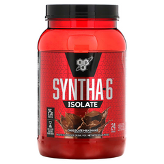BSN, Syntha-6 Isolate, изолят, сухая протеиновая смесь, со вкусом шоколадного молочного коктейля, 912 г (BSN-06620), фото
