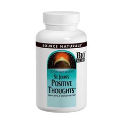 Комплекс для поддержки хорошего настроения, St. John's Positive Thoughts, Source Naturals, 45 таблеток (SNS-00348), фото