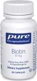 Pure Encapsulations PE-00681 Биотин, Biotin, Pure Encapsulations, 8 мг, 60 капсул (PE-00681)