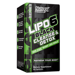 Nutrex Research, Lipo‑6 Black Cleanse & Detox, 60 капсул (NRX-02913), фото