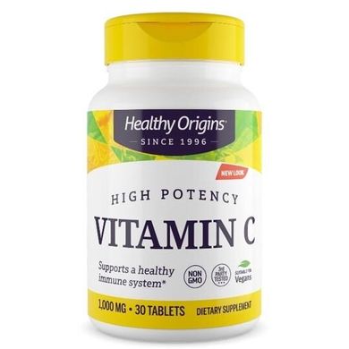 Вітамін C, Vitamin C, Healthy Origins, 1000 мг, 30 таблеток (HOG-15231), фото