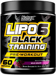 Nutrex Research, Lipo 6 Black Training, дикий виноград, 60 порцій, 264 г (NRX-75562), фото