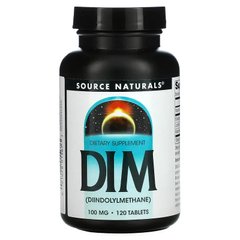 Source Naturals, DIM (дииндолилметан), 100 мг, 120 таблеток (SNS-01567), фото