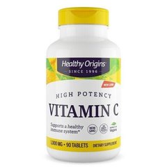Вітамін C, Vitamin C, Healthy Origins, 1000 мг, 90 таблеток (HOG-15233), фото