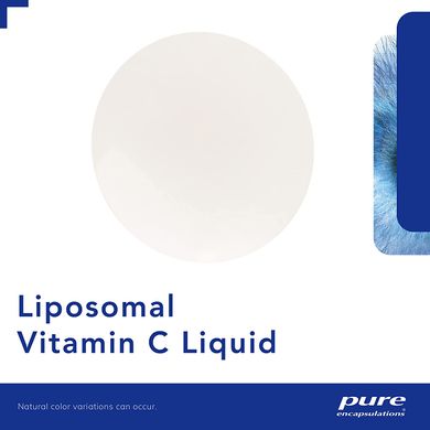 Вітамін С ліпосомальний, Liposomal Vitamin C, Pure Encapsulations, рідина, 120 мл (PE-02214), фото