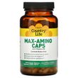 Country Life, Max-Amino, з вітаміном B-6, 180 вегетаріанських капсул (CLF-01496)