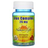 Nature's Life NLI-00226 Nature's Life, комплекс железа, 25 мг, 50 вегетарианских капсул (NLI-00226)