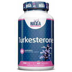 Haya Labs, Туркестерон, 500 мг, 60 капсул (820755), фото