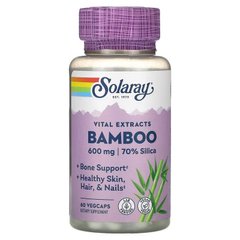 Solaray, Bamboo Stem Extract, 300 мг, 60 капсул VegCap (SOR-03075), фото