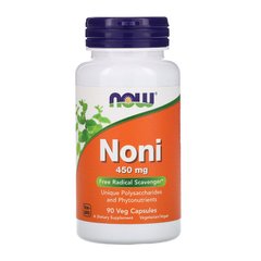Now Foods, Нони, 450 мг, 90 растительных капсул (NOW-04712), фото