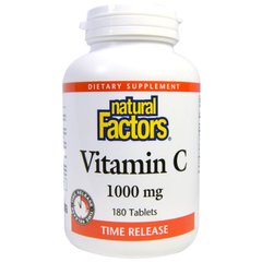 Витамин С, Natural Factors, 180 таблеток (NFS-01342), фото