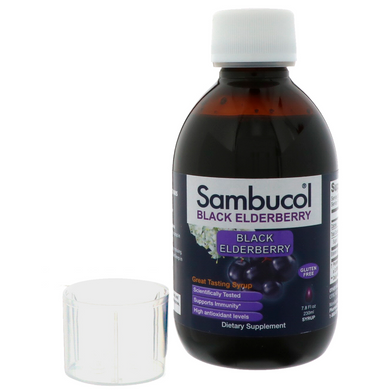 Sambucol, Сироп з чорної бузини, оригінальна рецептура, 230 мл (SBL-00111), фото