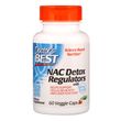 Doctor's Best, N-ацетилцистеин (NAC) для регуляции процесса детоксикации, 60 вегетарианских капсул (DRB-00279)