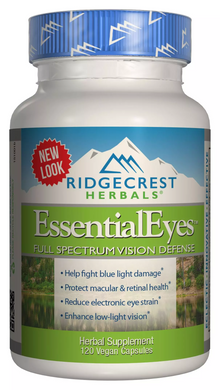Комплекс для защиты и улучшения зрения, EssentialEyes, RidgeCrest Herbals, 120 гелевых капсул (RDH-00197), фото