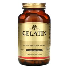 Solgar, Желатин, 560 мг, 250 капсул (SOL-01241), фото