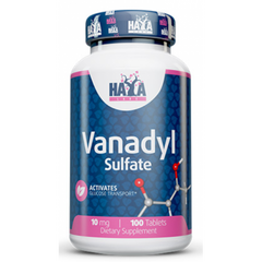 Haya Labs, Сульфат ванадила, 10 мг, 100 таблеток (820251), фото