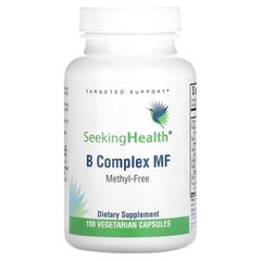 Seeking Health, B Complex MF (Methyl-Free), 100 вегетарианских капсул (SKH-52160), фото