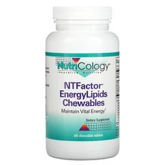 Nutricology, NTFactor EnergyLipids, 60 жувальних таблеток (ARG-56760), фото