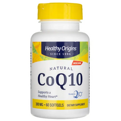 Healthy Origins, Коензим Q10, Kaneka Q10, 100 мг, 60 капсул (HOG-35016), фото