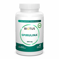 Спирулина, Spirulina, Biotus, 500 мг, 200 таблеток (BIO-531071), фото