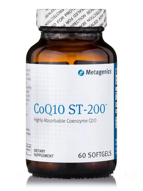 Metagenics, Коензим Q10 СТ-200, CoQ10 ST-200, 60 м'яких гелів (MET-92735), фото